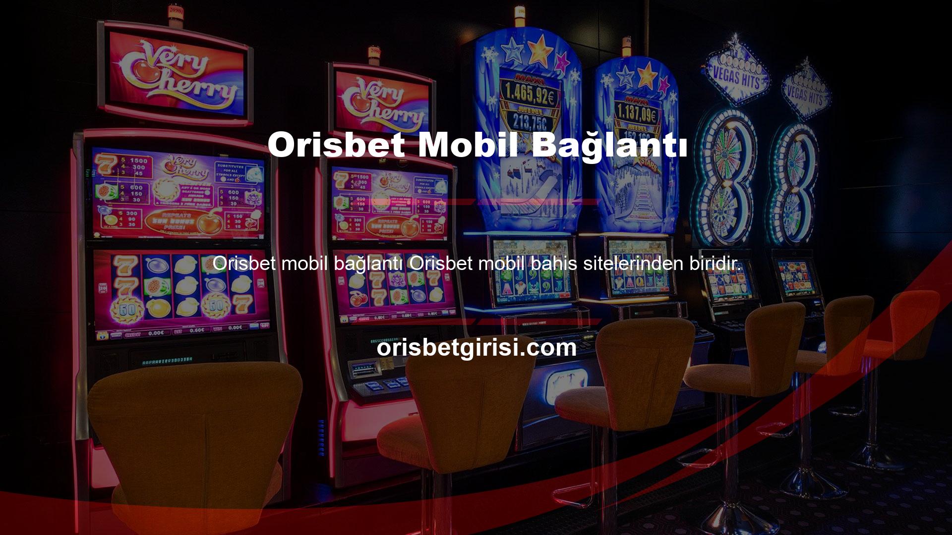 Orisbet, mobil bağlantı ile tüm casino oyunlarını cep telefonunuzda oynamanıza izin verir